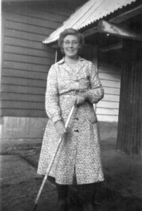Sylvia on the Farm in New South Wales in 1955