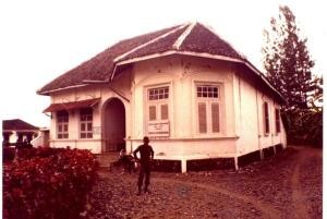 Walter's childhood home at Kemanglan that had been converted into a military headquarters when this photo was taken in 1980.